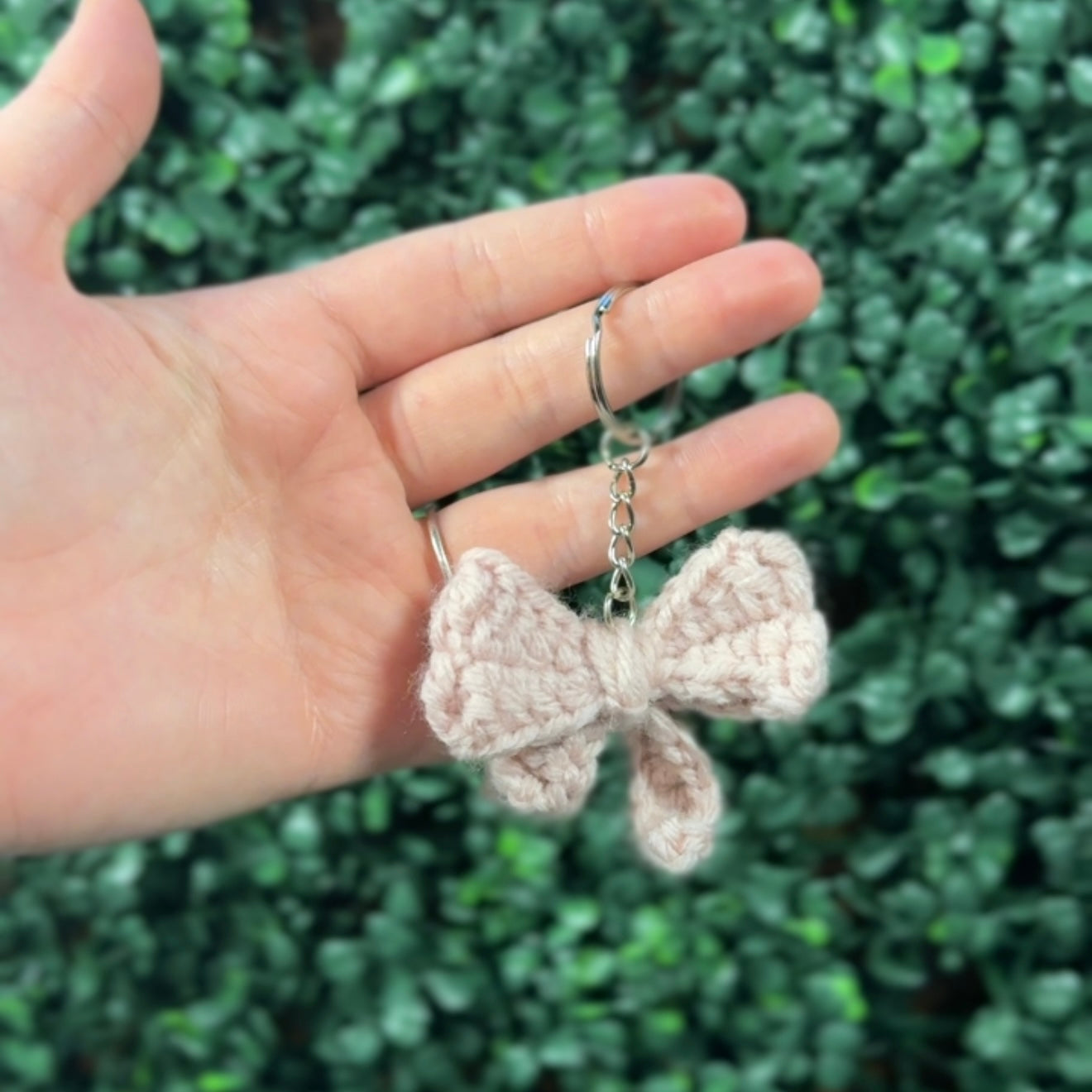 Croquette Bow Keychain