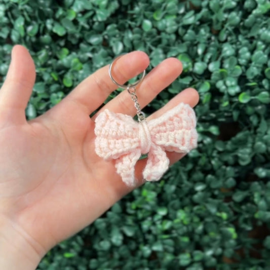 Croquette Bow Keychain