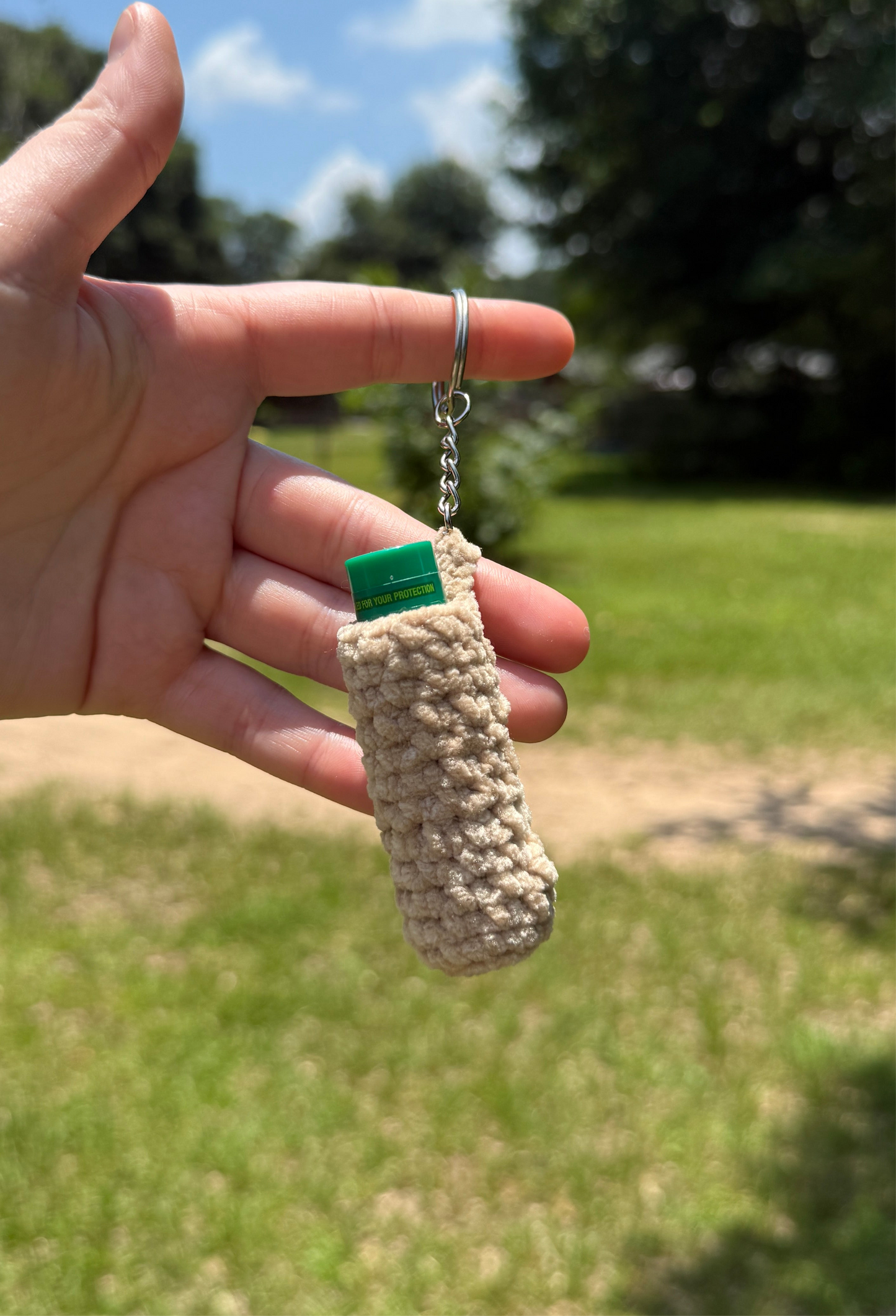 Chapstick Holder Keychain