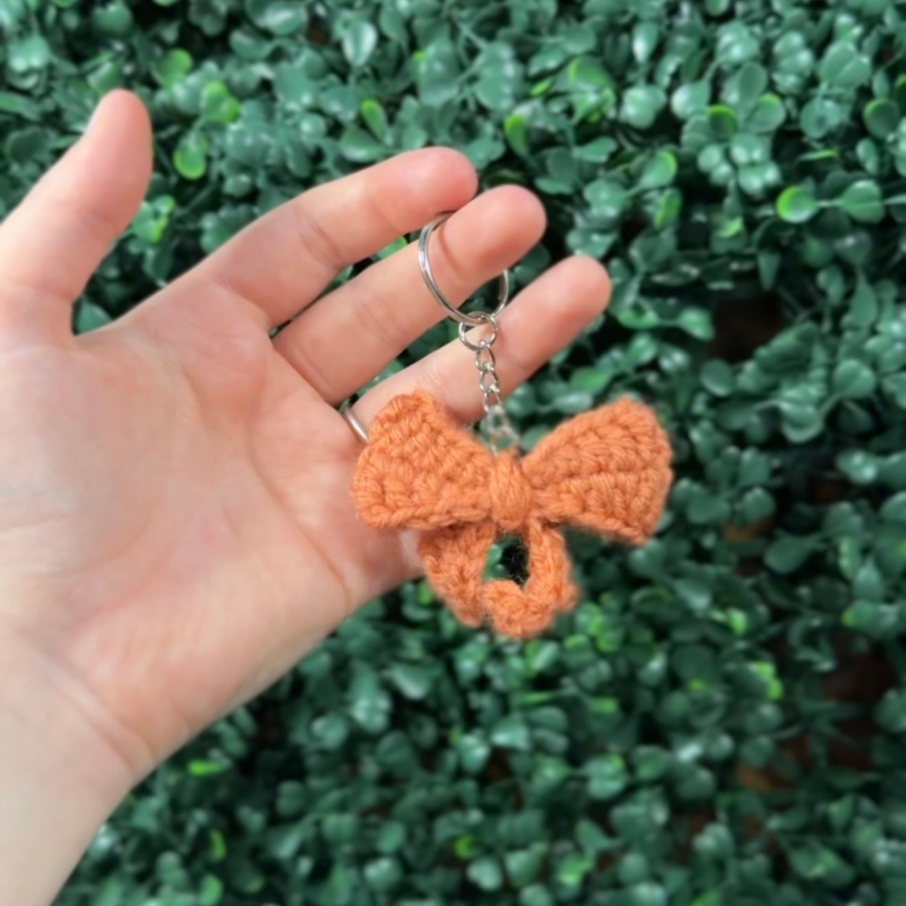Croquette Bow Keychain
