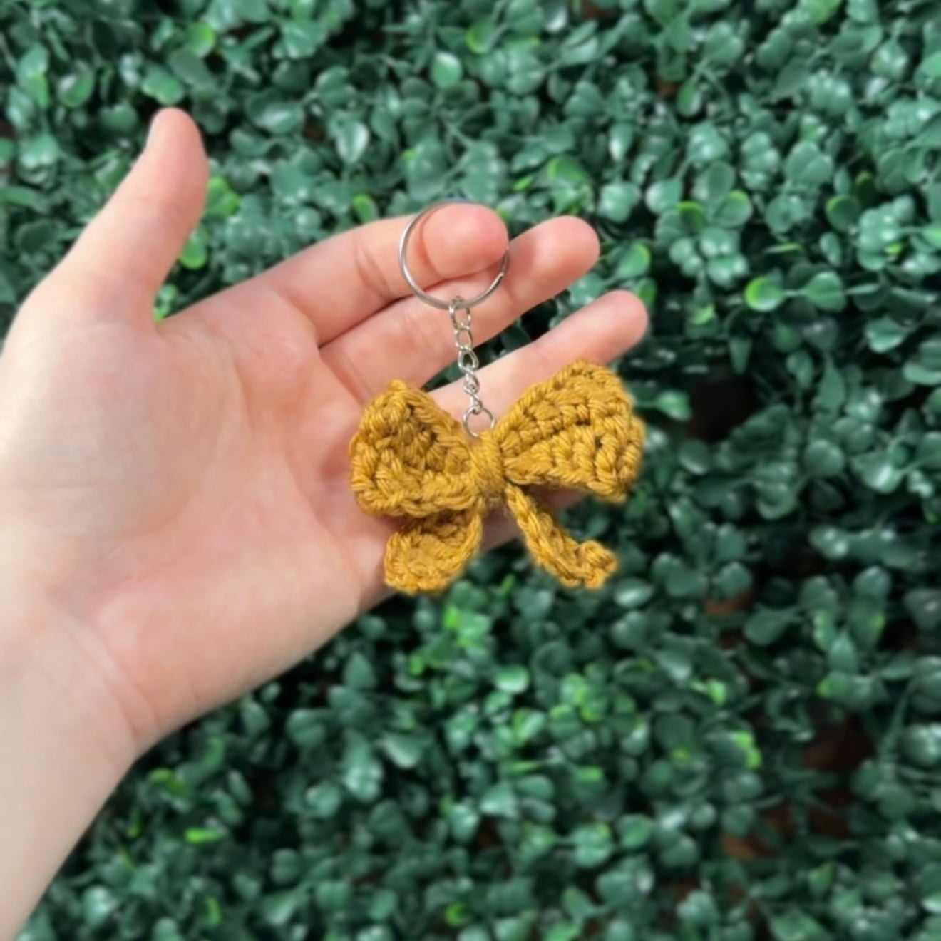 Croquette Bow Keychain