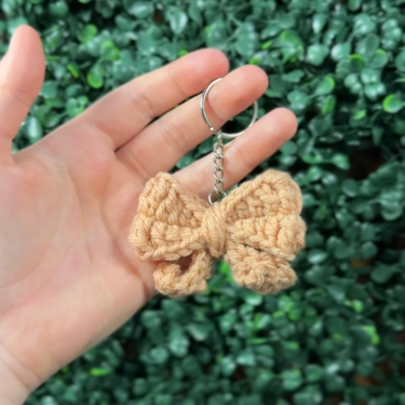 Croquette Bow Keychain