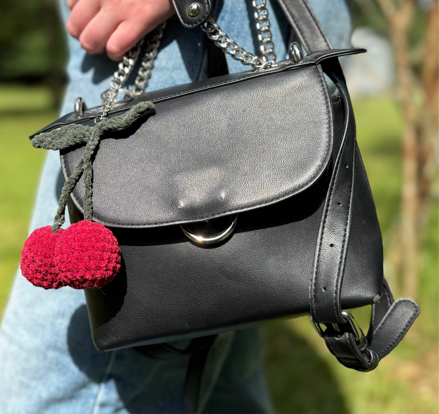 Cherries Keychain