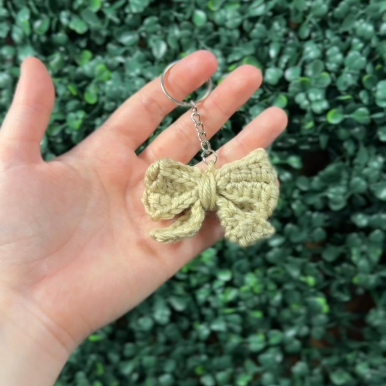 Croquette Bow Keychain