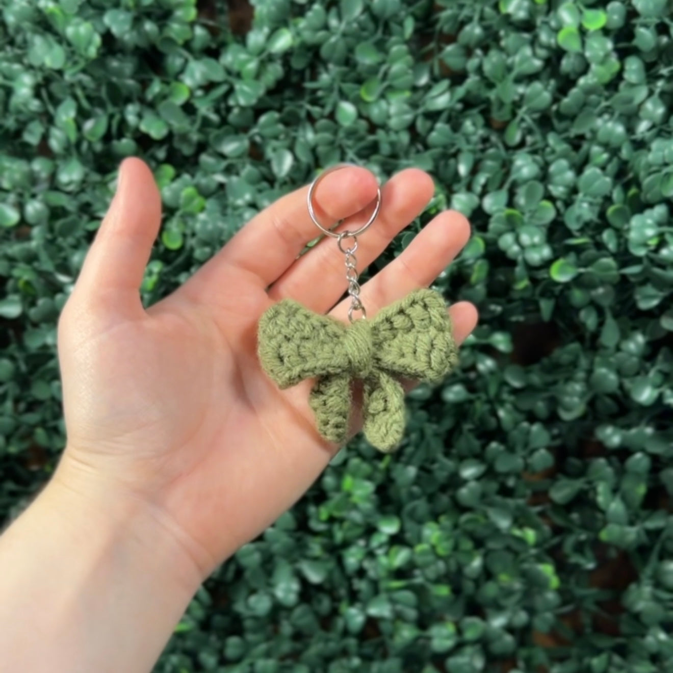 Croquette Bow Keychain
