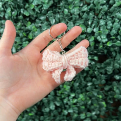 Croquette Bow Keychain
