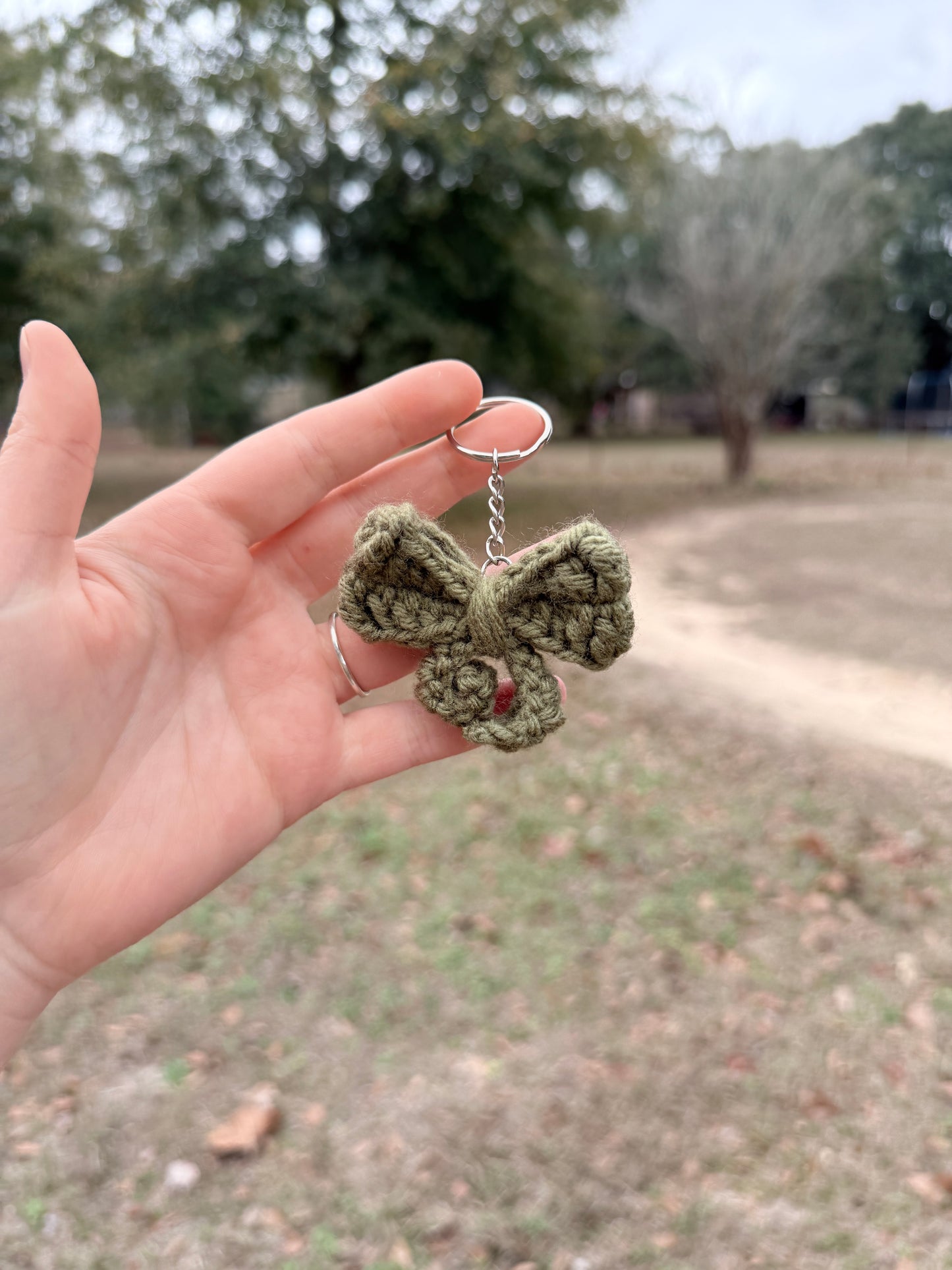 Coquette Bow Keychain