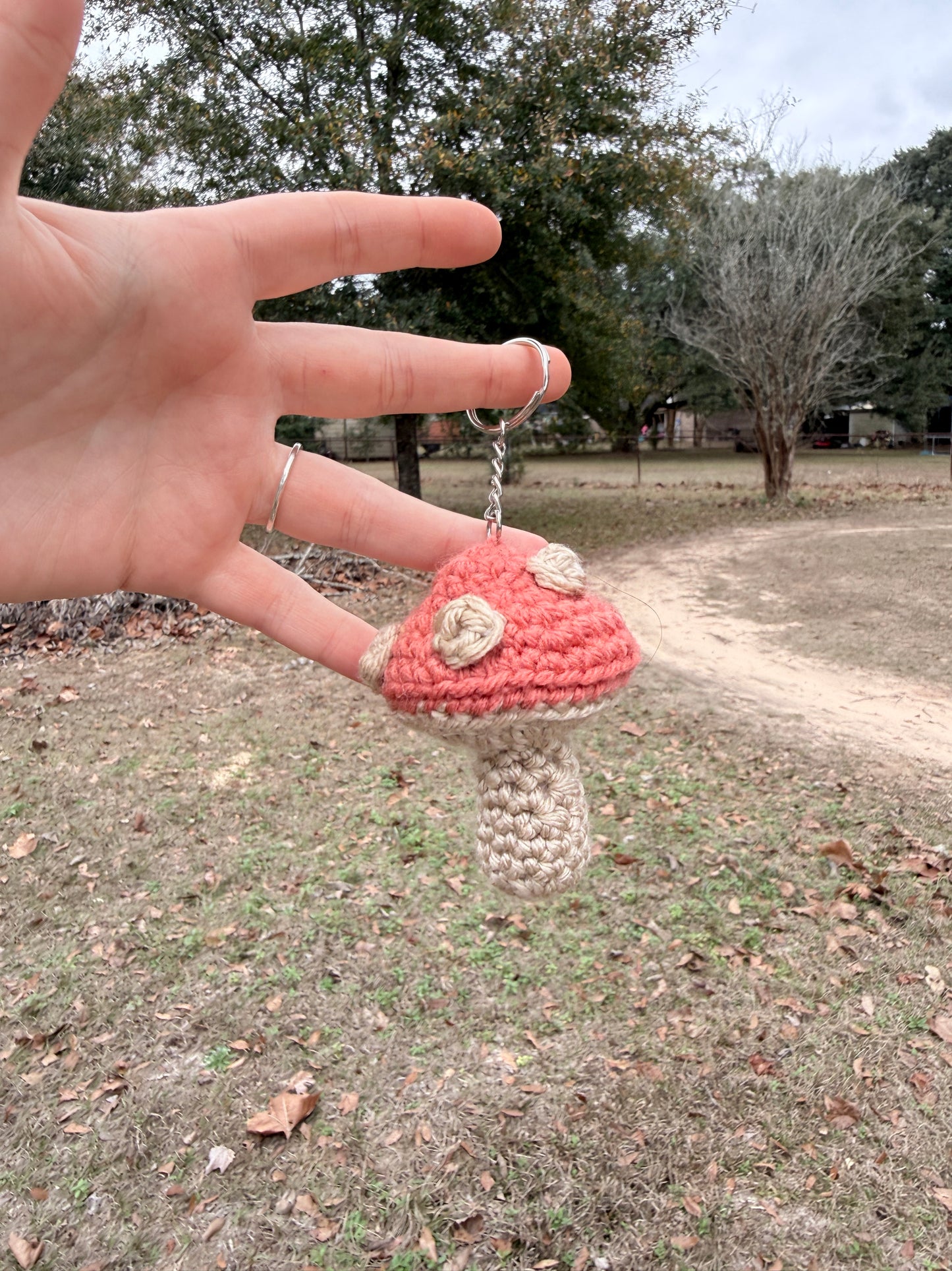 Mushroom Keychain