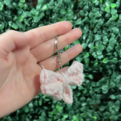Croquette Bow Keychain